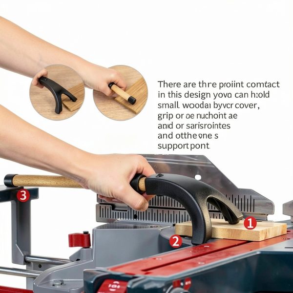 Dunkive Miter Saw Hold Down Stick Solid Wood Safety Tool-1