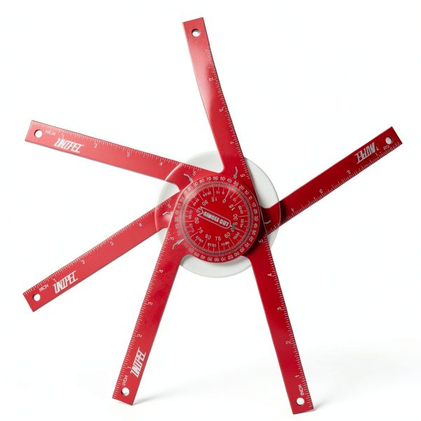 UNIPEC Miter Saw Protractor Aluminum Red UP-MT-100-4