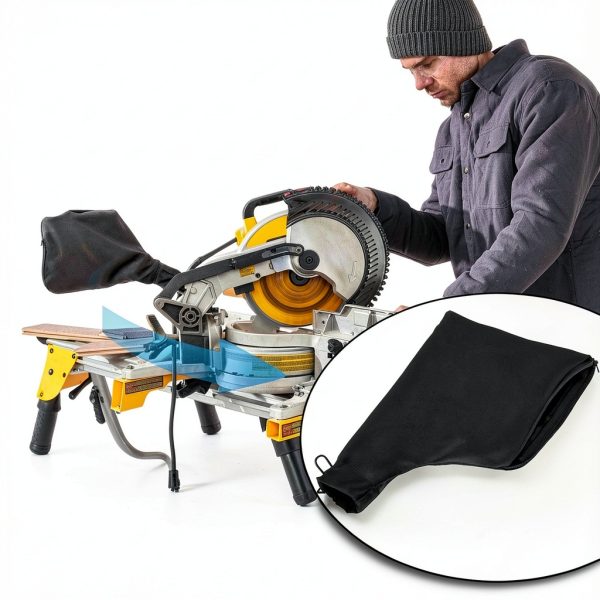 Miter Saw Dust Collection Bag HMETTADC Nylon-5