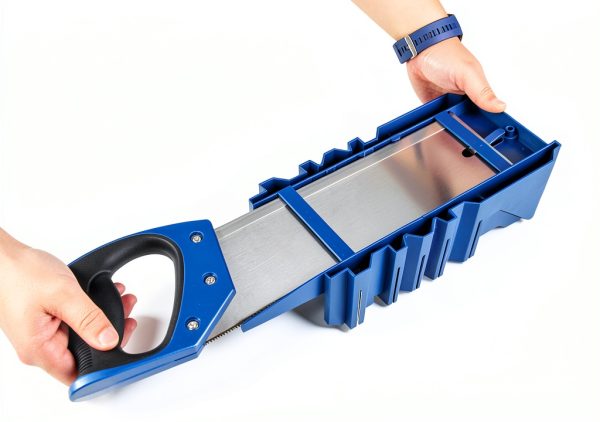 Olympia Tools Miter Box Set Adjustable Angles Steel Saw-6