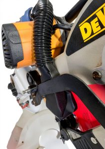 JZ Wood Shop Miter Saw Dust Collection Accessory Black-0