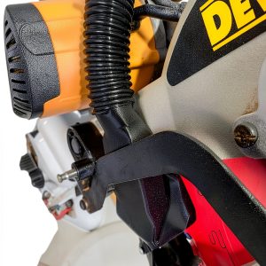 JZ Wood Shop Miter Saw Dust Collection Accessory Black-0