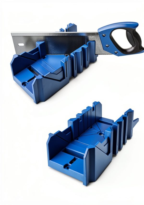Olympia Tools Miter Box Set Adjustable Angles Steel Saw-7