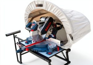 Rousseau Miter Saw Dust Hood Foldable High Density Nylon-0