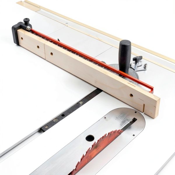 O'SKOOL Miter Gauge Extension Fence Aluminum Hand Powered-6