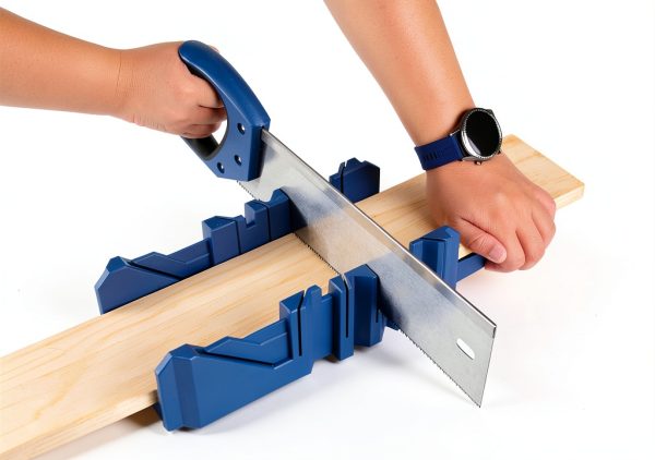 Olympia Tools Miter Box Set Adjustable Angles Steel Saw-4