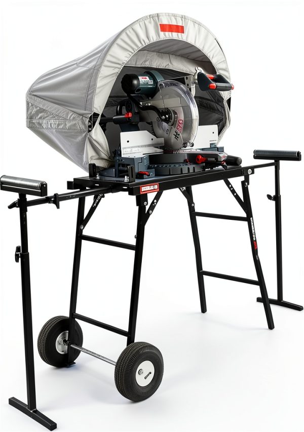 Rousseau Miter Saw Dust Hood Foldable High Density Nylon-1