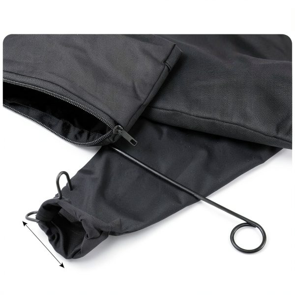 CCTIVED Miter Saw Dust Bag Cloth Iron Easy Install-4