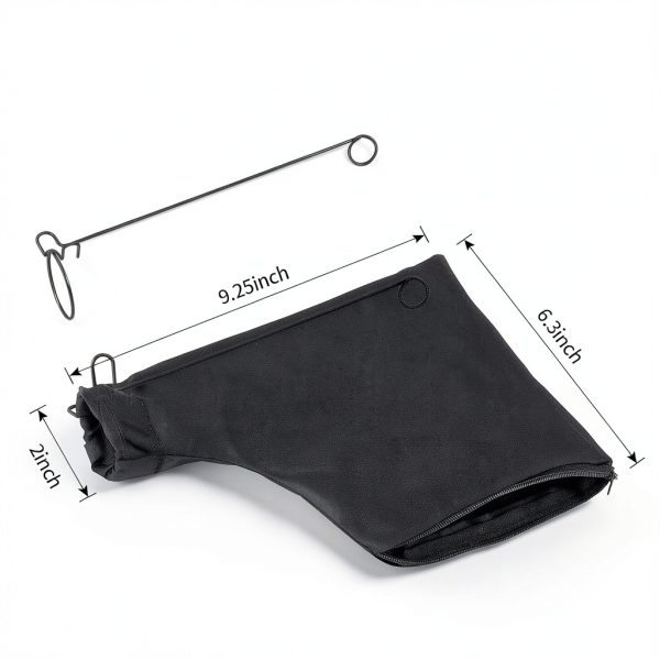 CCTIVED Miter Saw Dust Bag Cloth Iron Easy Install-5