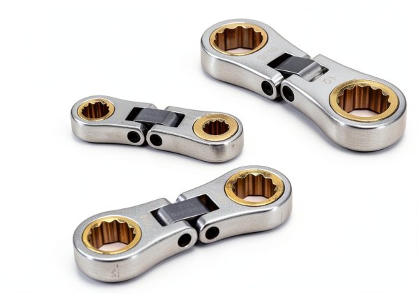 Flex Palm Ratchet SAE 3 Piece Set by VIM Tools Flexible Ratchet-3