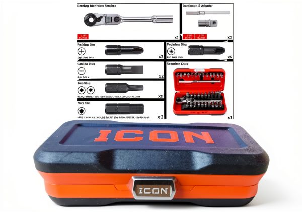 Flex Head Ratchet and Bit Set, 35-Piece-3