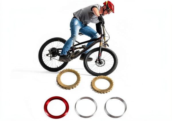 Bike Hub Ratchet Kit, 60T Star Ratchet Kit with DT Ratchet System, Metal Aluminum Alloy Ratchet Springs Maintenance Grease Kit for DT Bike Hub-3