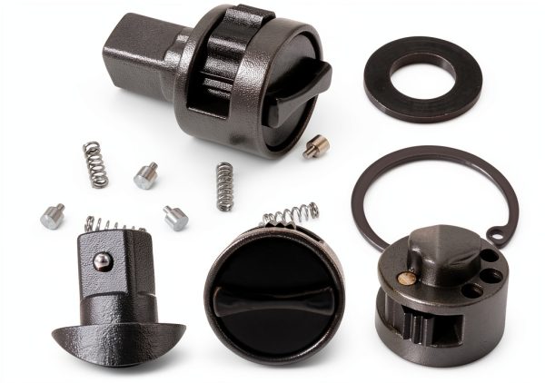 M12 3/8 Ratchet Head Anvil Kit VIDABTE Alloy Steel Black 42-06-1030-3