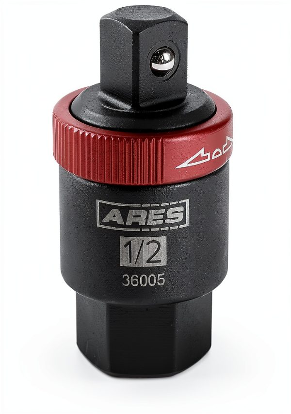 ARES 1/2-Inch Ratcheting Breaker Bar Adapter Black Finish Reversible-0