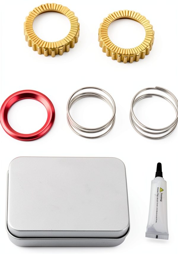 Bike Hub Ratchet Kit, 60T Star Ratchet Kit with DT Ratchet System, Metal Aluminum Alloy Ratchet Springs Maintenance Grease Kit for DT Bike Hub-0