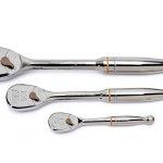 GearWrench 3-Piece 1/4" 3/8" & 1/2" Drive Ratchet Set 90-Tooth Polish-0