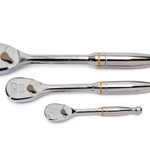 GearWrench 3-Piece 1/4" 3/8" & 1/2" Drive Ratchet Set 90-Tooth Polish-0
