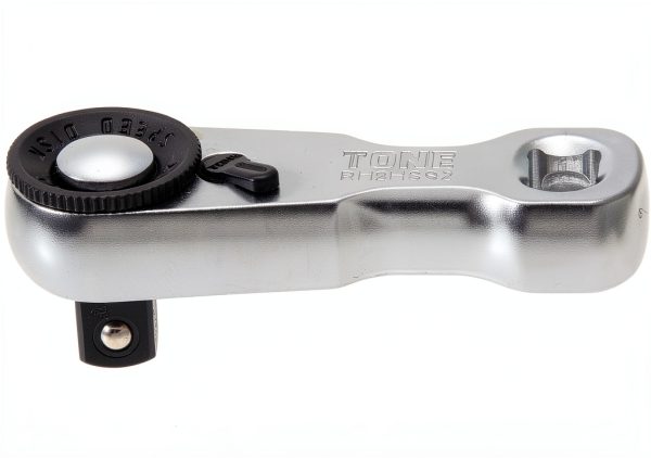TONE RH2HSS2 Stubby Ratchet Handle (Hold Type) Insertion Square 1/4 inch (6.35 mm)-1