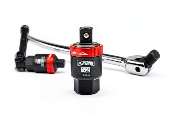 ARES 1/2-Inch Ratcheting Breaker Bar Adapter Black Finish Reversible-5