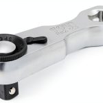 TONE RH2HSS2 Stubby Ratchet Handle (Hold Type) Insertion Square 1/4 inch (6.35 mm)-0