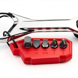 7-In-1 Multi-Bit Mini Ratchet by Generic Model 4822-2950 Brushed Metal-0