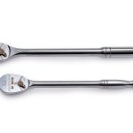 GEARWRENCH 2 Pc. 1/4" & 3/8" Drive Long Handle Teardrop Ratchet Set,84 Tooth - 81268-0