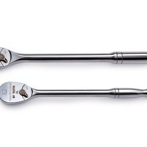 GEARWRENCH 2 Pc. 1/4" & 3/8" Drive Long Handle Teardrop Ratchet Set,84 Tooth - 81268-0