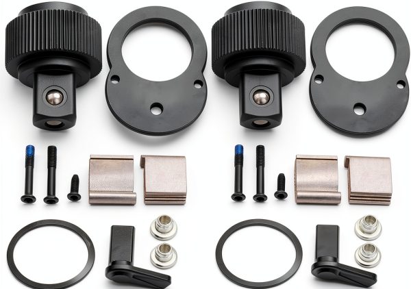 Briny River 2Sets Ratchet Repair Kit for 1/2" 72 Teeth Metal-0